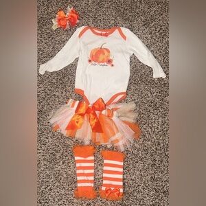 Baby Essentials “Hello Pumpkin” Four Piece Set